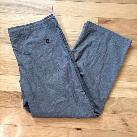 Prana Other - Prana Sutra Yoga Pants Mens Sz XL Gray Hemp Blend Lightweight Wide Leg